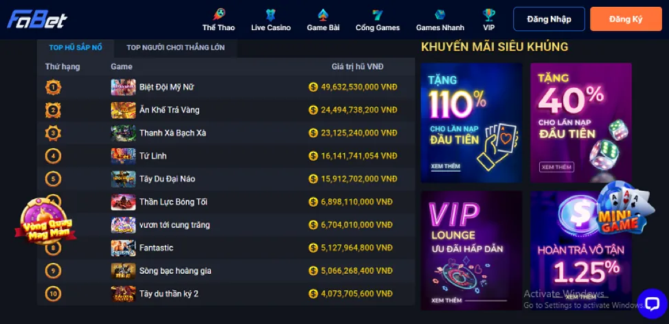 Chơi slot trên thiết bị di động